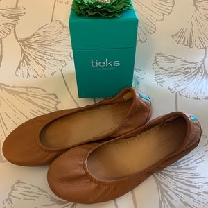 Tieks Light Brown Flats